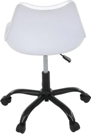 Kancelárska stolička biela KA-X7055 WT