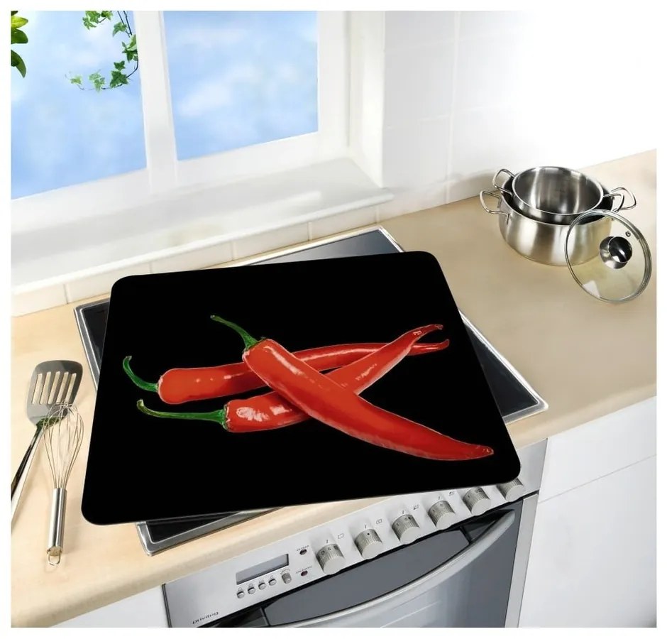 Sklenený kryt na stenu Wenko Peperoni, 50 × 56 cm