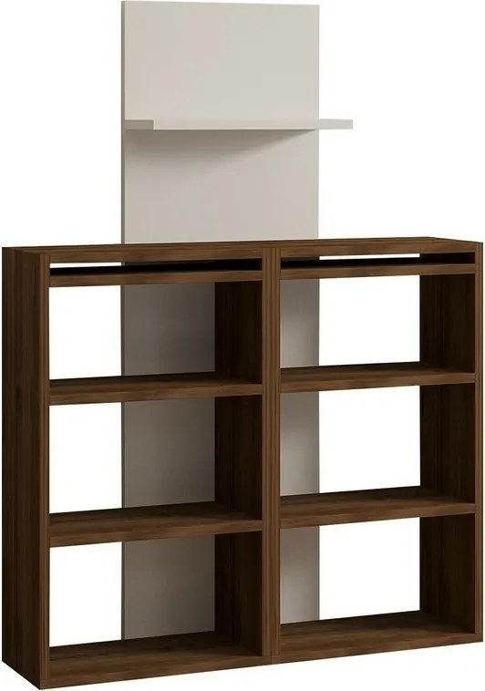 Pracovný stôl Handy Walnut and White