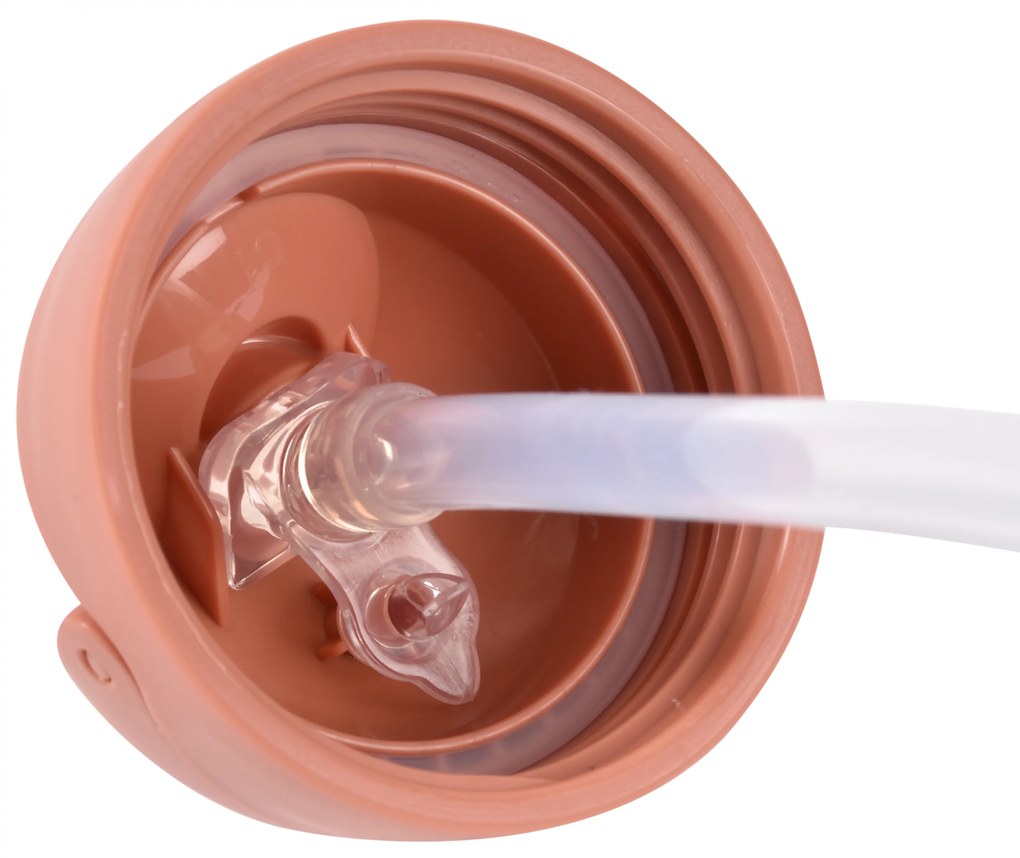 Hrnček so slamkou 300ml Terracotta