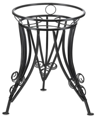 Stojan na kvety 47x43 cm čierna