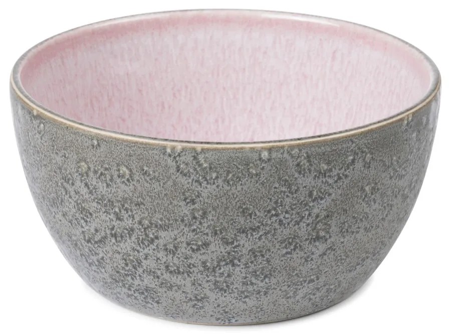 Sivo-ružová kameninová servírovací miska Bitz Premium, ø 14 cm