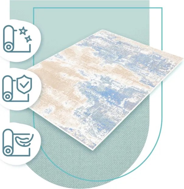 Koberec FD Sensi Kiera modrý