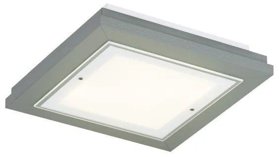 Argon 1873 - Stropné svietidlo TABOR 4xE27/15W/230V 52x52 cm sivé