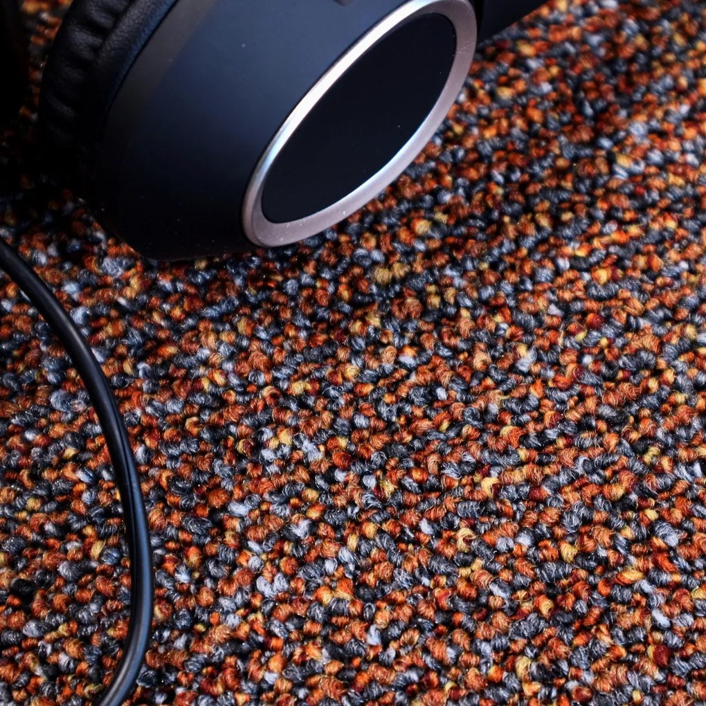 Behúň Bohémia terakota, 90x400, oranžová, kancelária, AladinWorld Expres