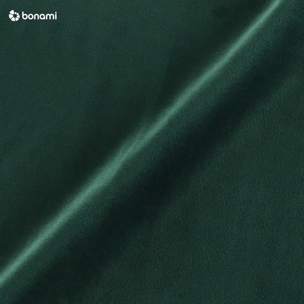 Zelená rozkladacia pohovka s úložným priestorom Mazzini Sofas Muguet, pravý roh