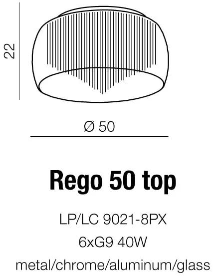 Stropné svietidlo AZZARDO REGO 50 pendant/top AZ1000