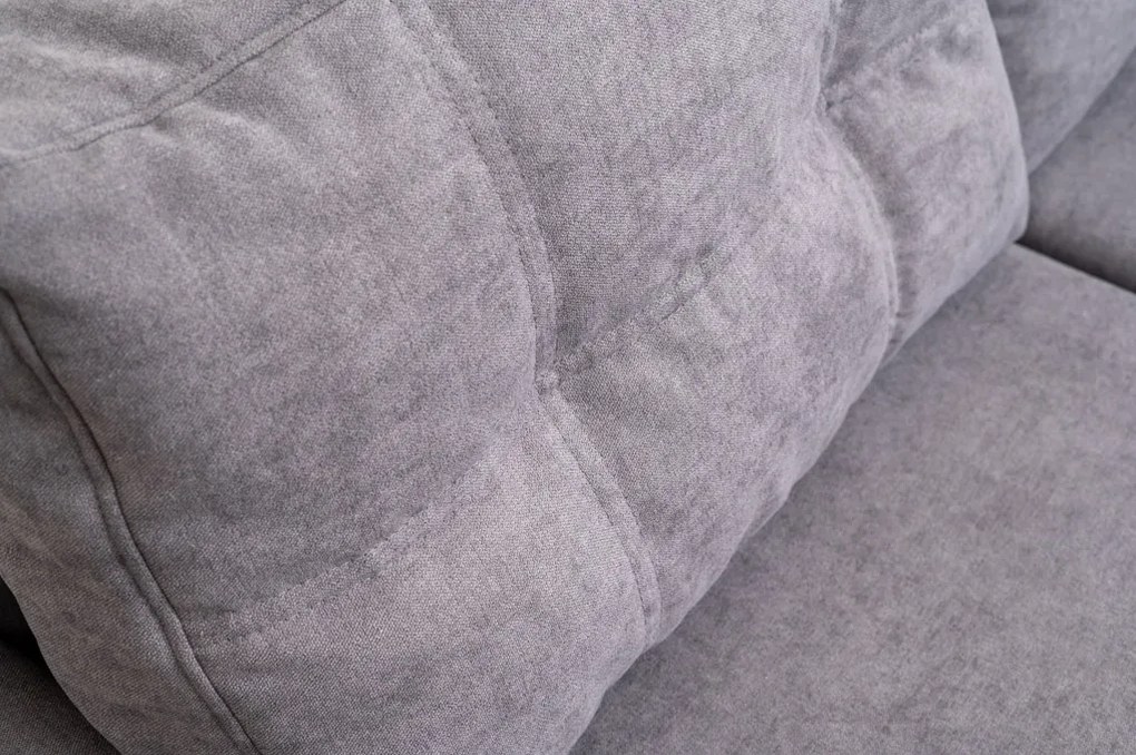 AKCIA Svetlosivá rohová sedacia súprava ORANGE, obojstranná II.akosť
