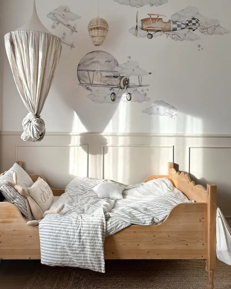 Nálepky na stenu do detskej izby – Lietadlá Mágia je všade S