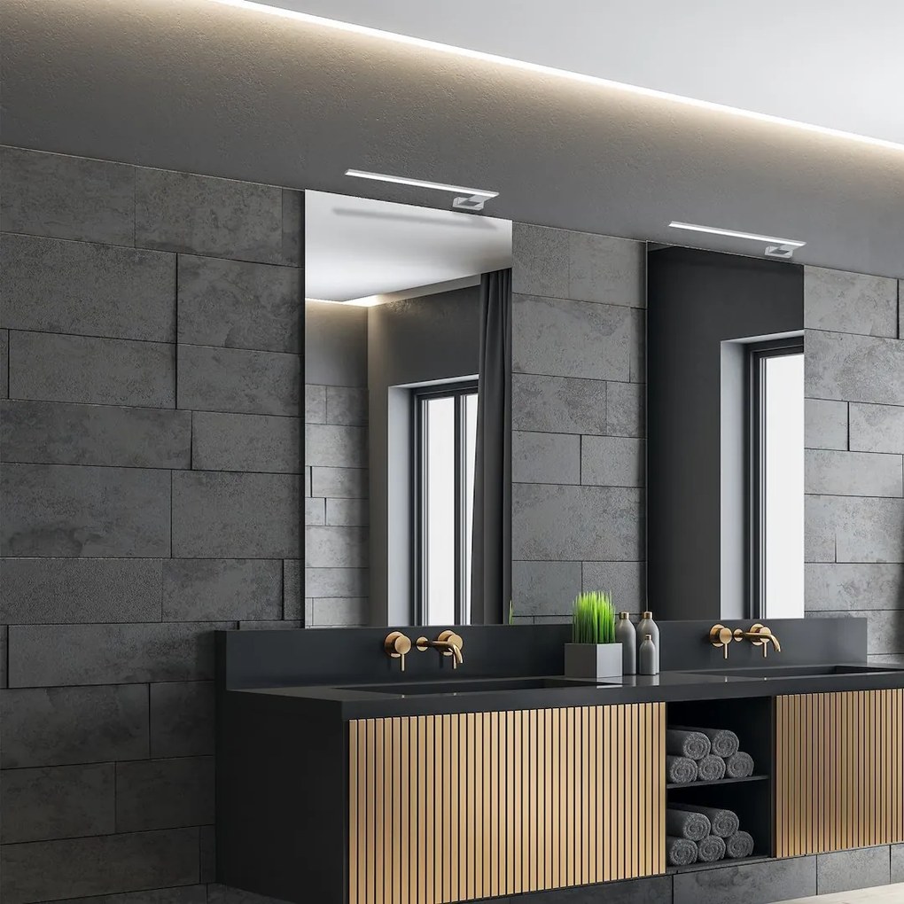 Nástenné LED svietidlo Shine L, 1x LED 11w, 4000k, (45 cm), ch