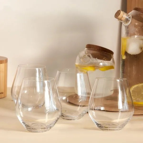 Sada štyroch pohárov BRILLIANT ALL priesvitná 952535 500 ml