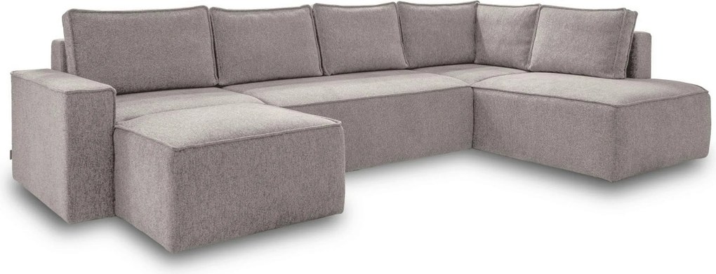 XXXLutz SEDACIA SÚPRAVA, textil, sivá, biela MID.YOU - Sedačky - 001454003620