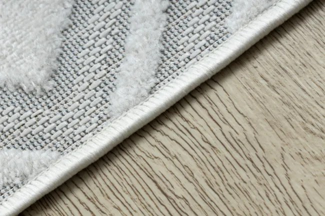 Koberec SOLE D3851 Boho, romby - ploské tkanie béžový
