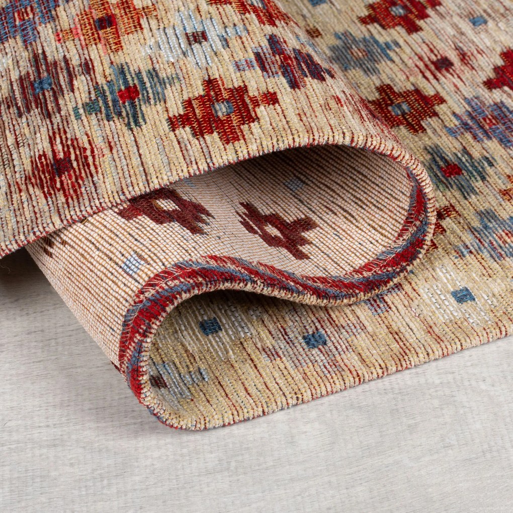 Kusový koberec Manhattan Abstract Diamond Multi Bright, 200x290, viacfarebná, chodba / predsieň, Flair Rugs