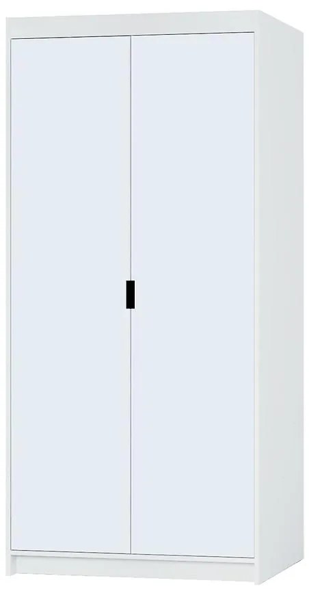 Skriňa Elena 2D biela/zrkadlo
