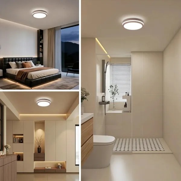 Brilagi - LED vonkajšie svietidlo s pohybovým senzorom BENE LED/24W/230V pr. 26 cm hnedé IP54