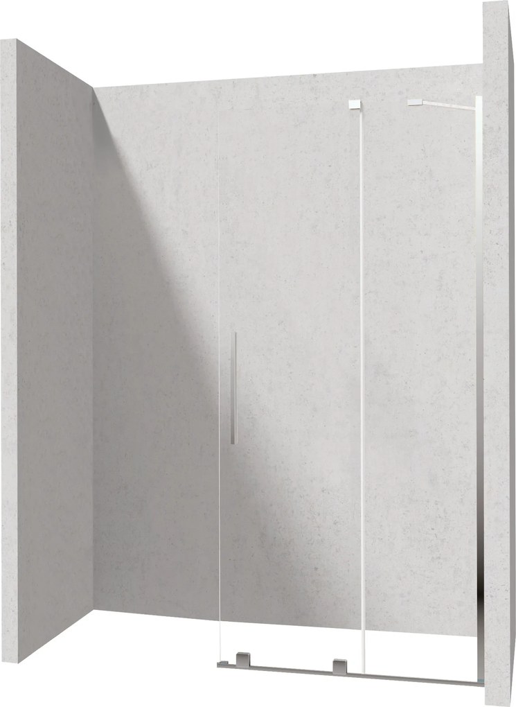 Deante Sprchová zastena Walk-in Prizma, posuvná - KTJ 039R 90 cm, chróm - bez vaničky