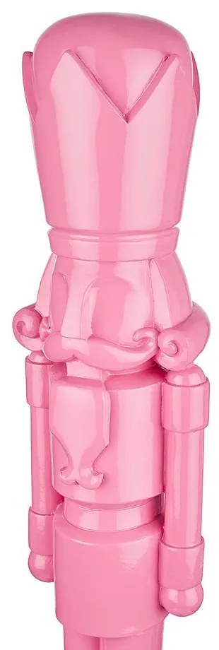 JAMES Dekoračný luskáčik 54 cm - ružová
