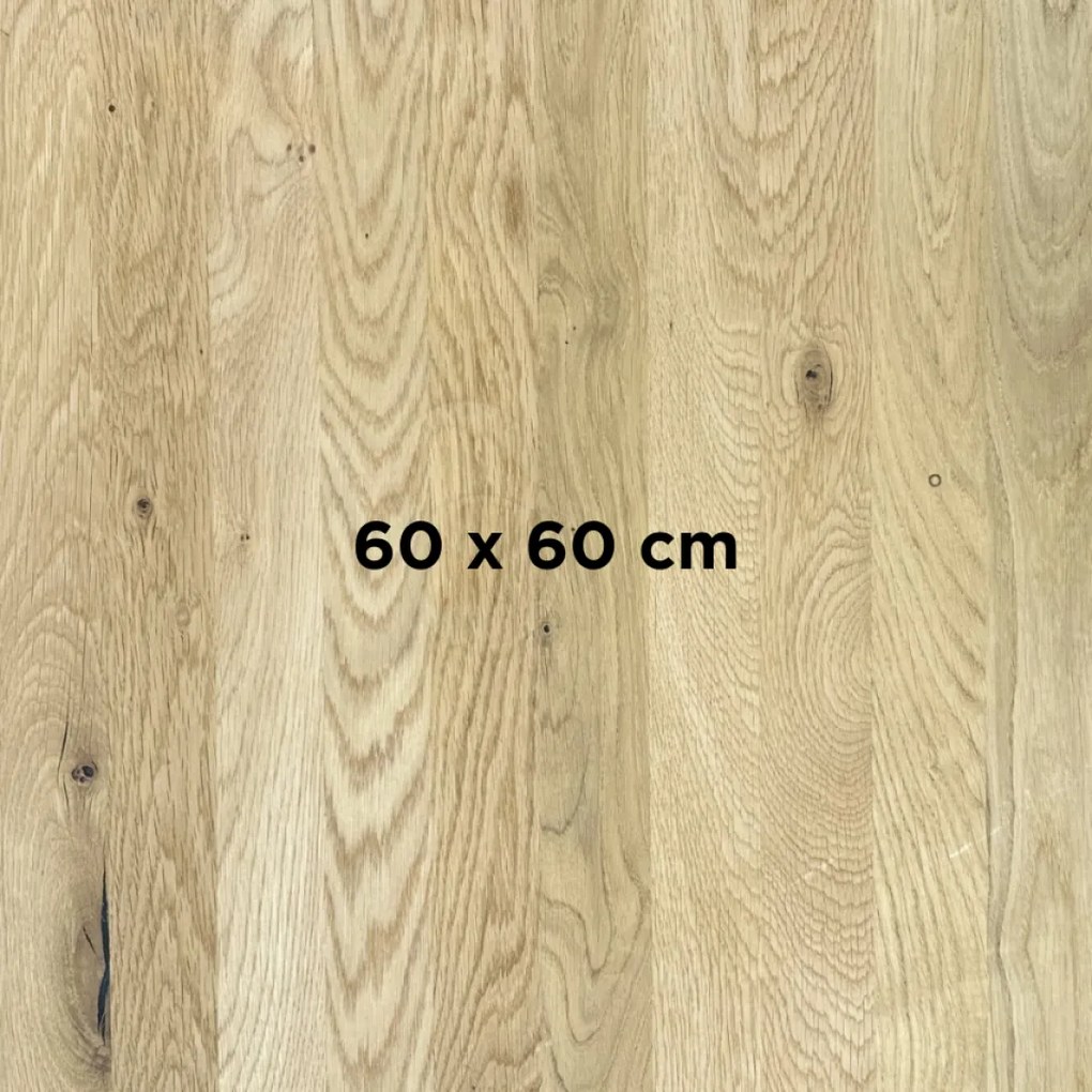 DUBLINO OAK STANDART 25 MM - MASÍVNA STOLOVÁ DOSKA 60 x 60 cm