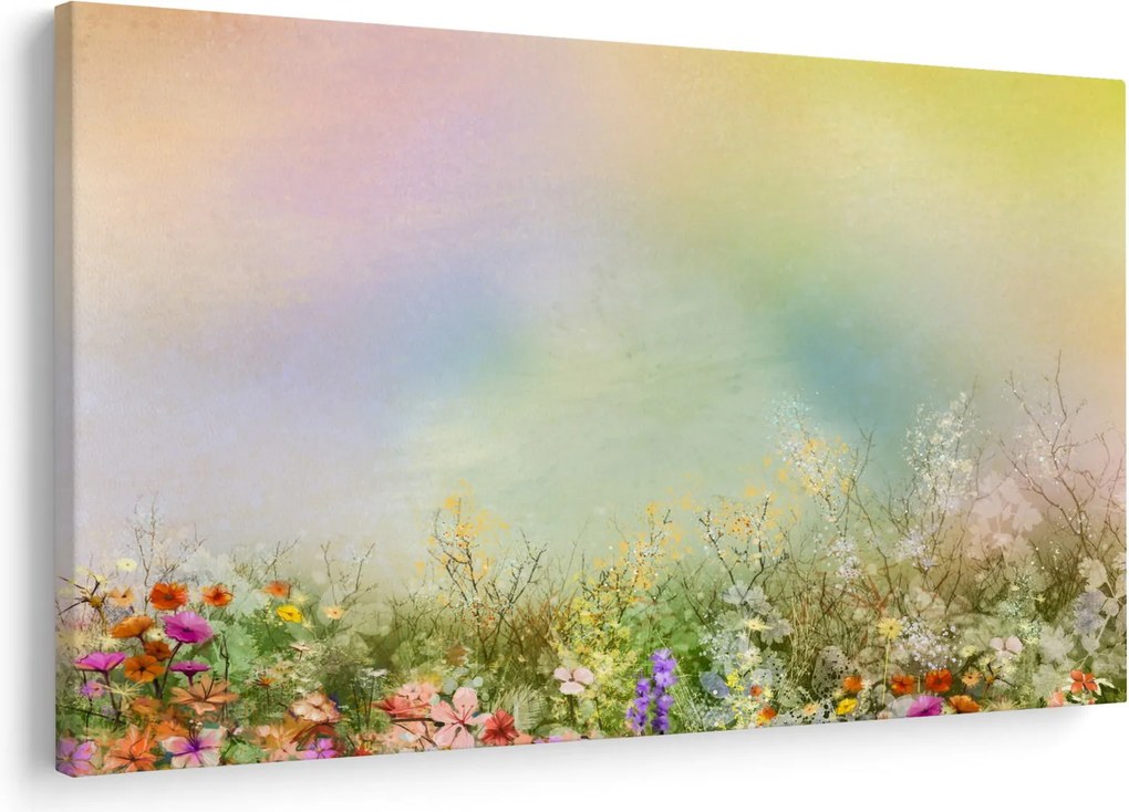 Obraz - Maľovaná lúka 2 (90x60 cm)