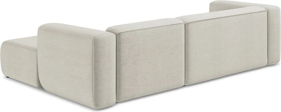 Béžová rohová pohovka (pravý roh/s leňoškou) Ekahi – Makamii