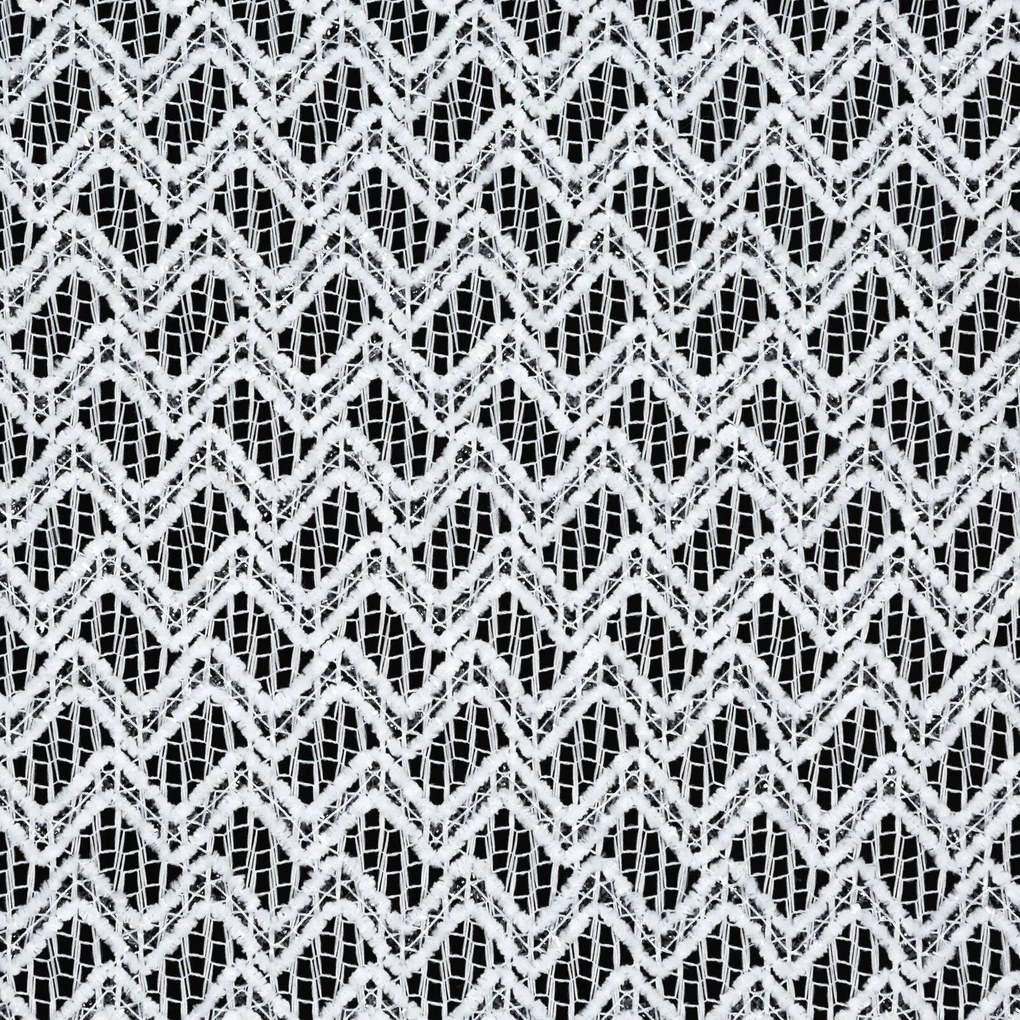ZÁCLONA NA KRÚŽKOCH CINDY 140X250 CM BIELA