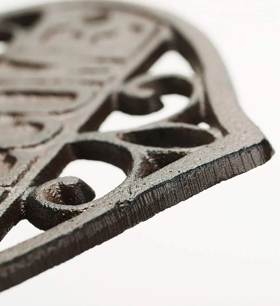 Nástenná dekorácia Welcome, litina