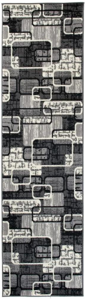 Kusový koberec PP Lines sivý atyp, Velikosti 100x300cm