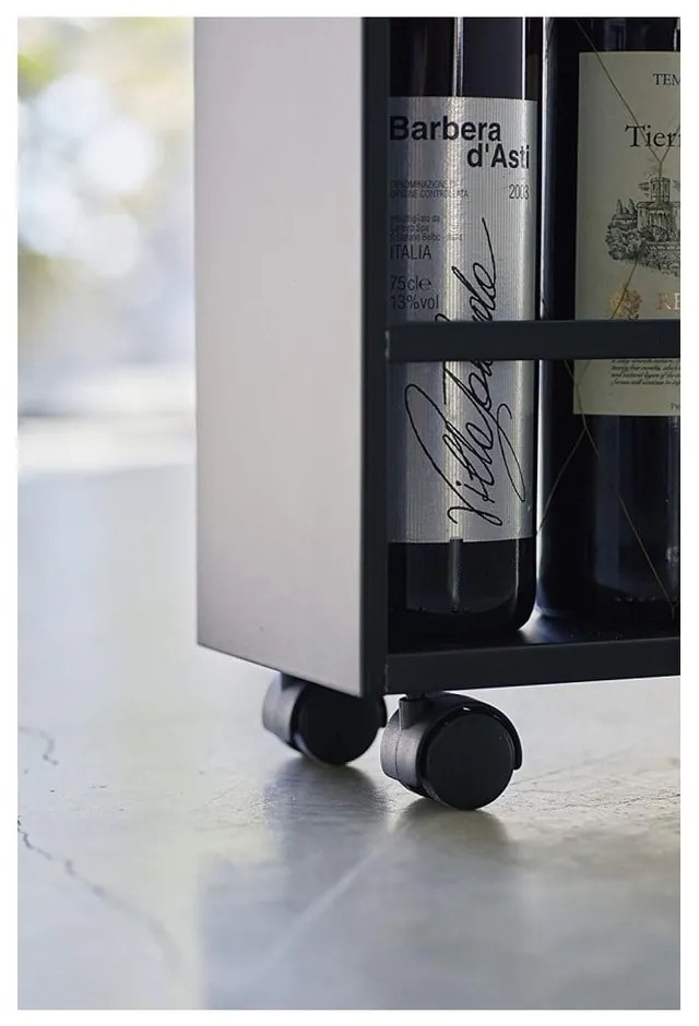 Čierny kovový kúpeľňový regál 47,5x81 cm Tower – YAMAZAKI