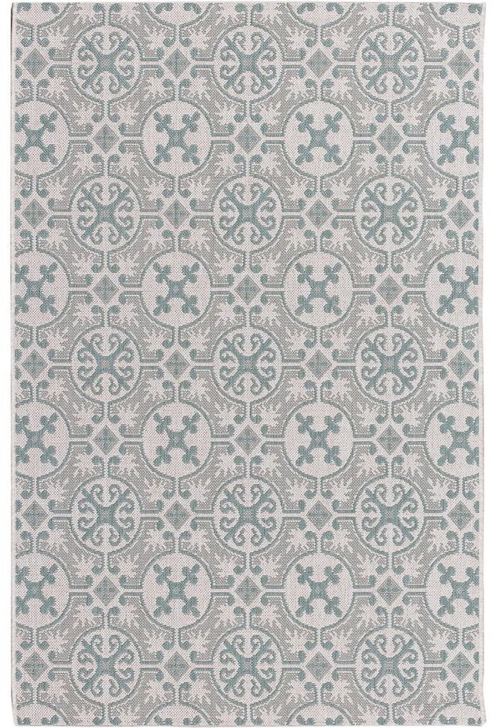 Koberec Modern Etno beige/blue, 120x170cm