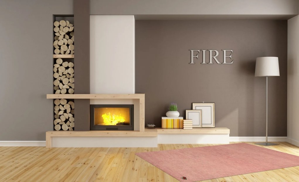 Asra, Ručne všívaný kusový koberec Asra wool pink, 40x60, ružová, obývacia izba