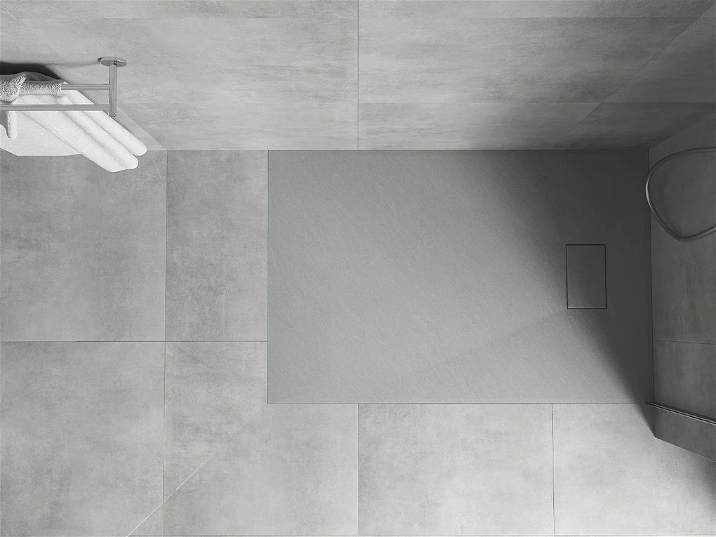 Mexen Hugo, SMC obdĺžniková sprchová vanička 130 x 90 cm, šedá, 42619013