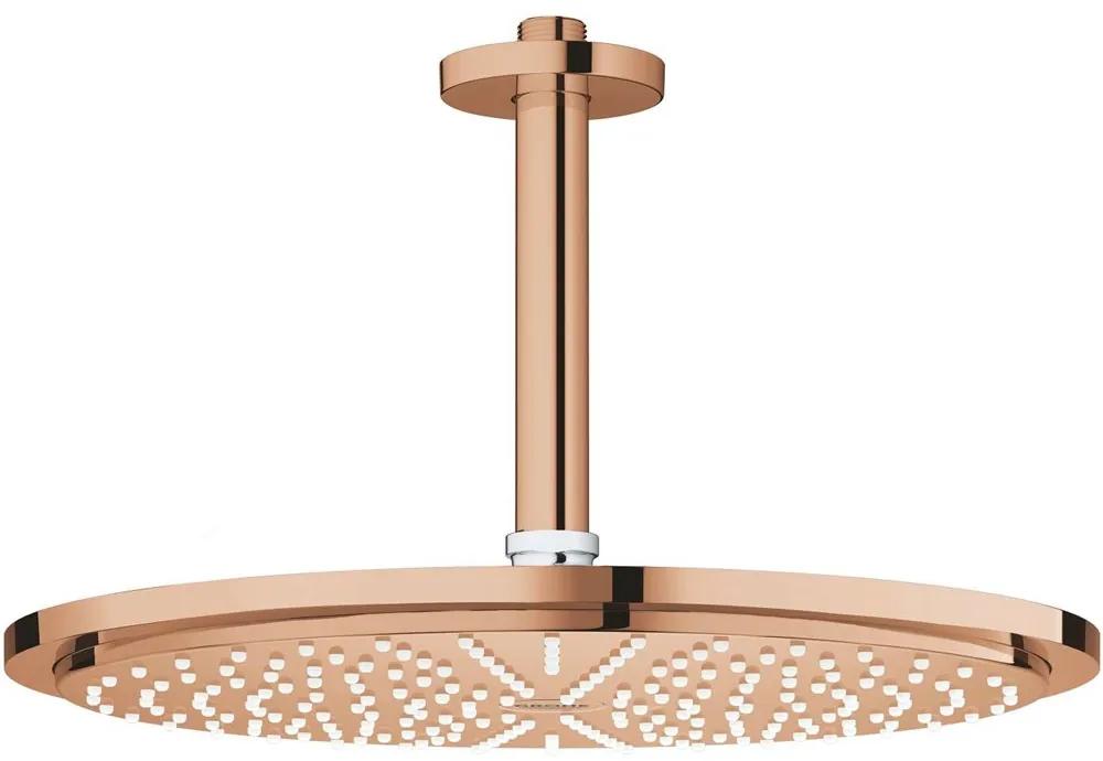 GROHE Rainshower Cosmopolitan EcoJoy horná sprcha 1jet, priemer 310 mm, s prívodom zo stropu 142 mm, Warm Sunset, 26067DA0