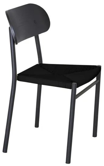 Polly stolička čierna