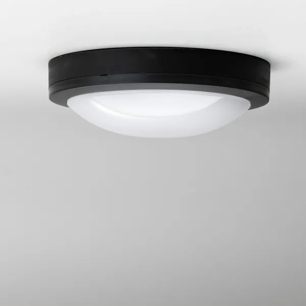 Brilagi - LED Vonkajšie stropné svietidlo LED/20W/230V pr. 23 cm IP54 antracit
