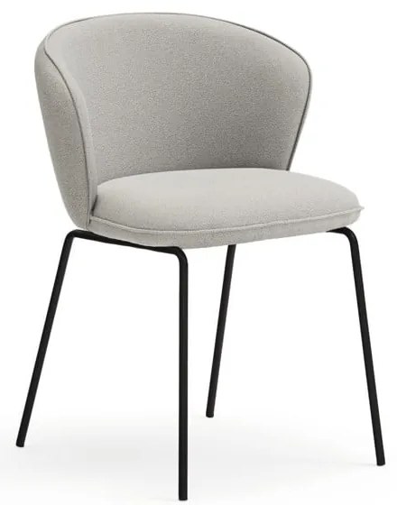 Svetlosivé čalúnené jedálenské kreslá v súprave 2 ks Add – Teulat