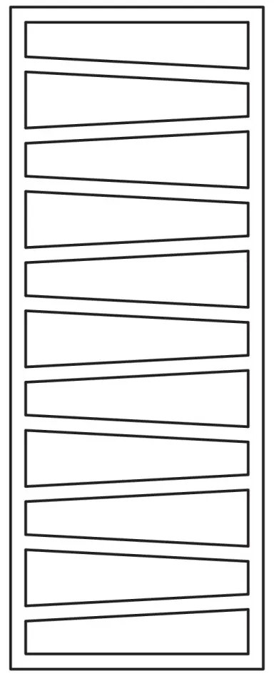 Terma Zigzag 1310x500 vodný radiátor RAL9016 ZX