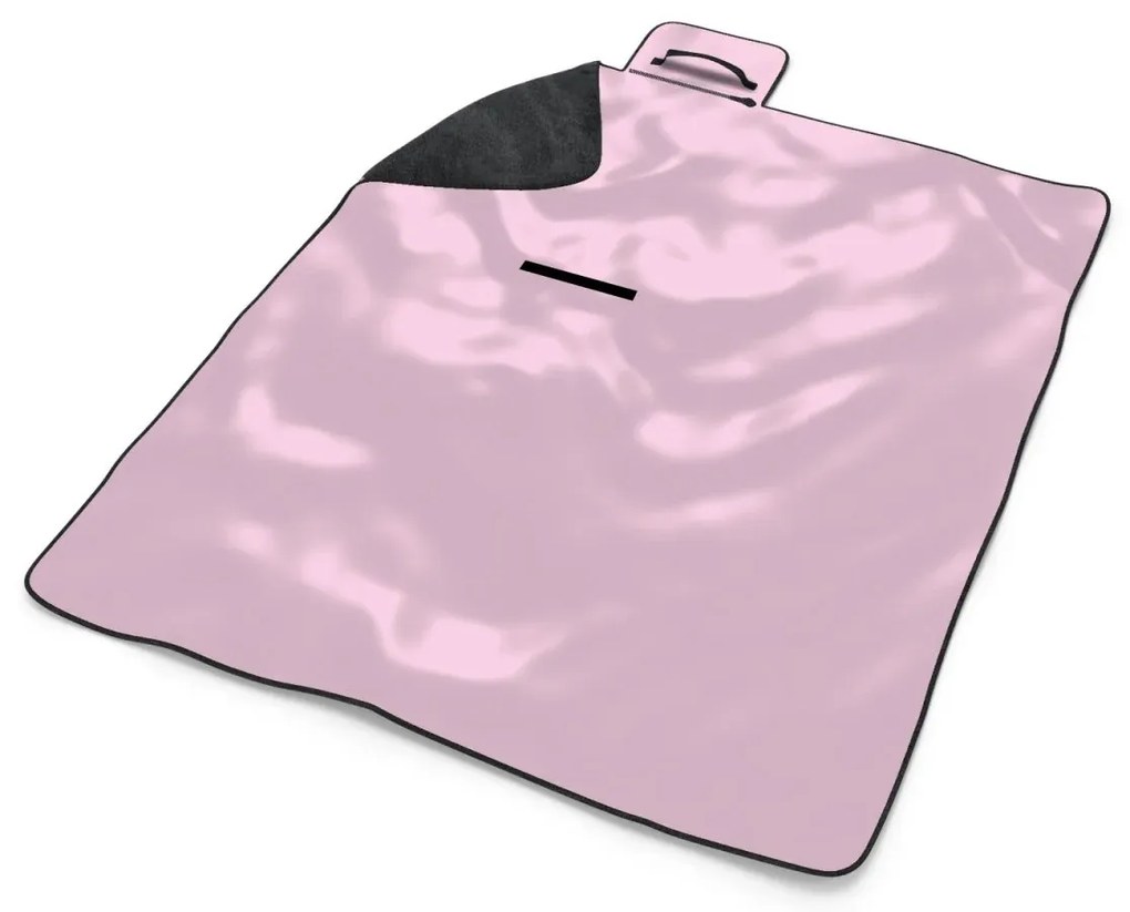 Sablio Plážová deka Bledo ružová: 200x140 cm