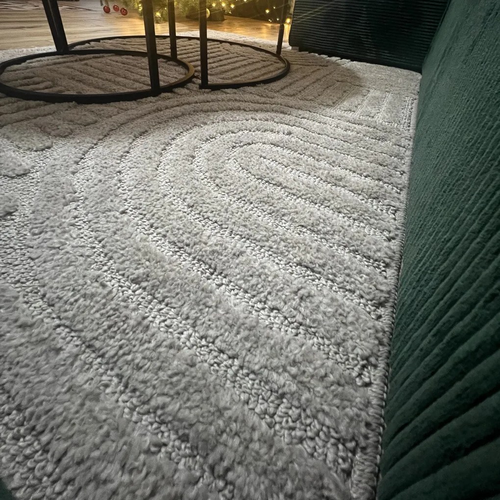 Ayyildiz, Kusový koberec Art 1121 Silver, 60x110, šedá, obývacia izba