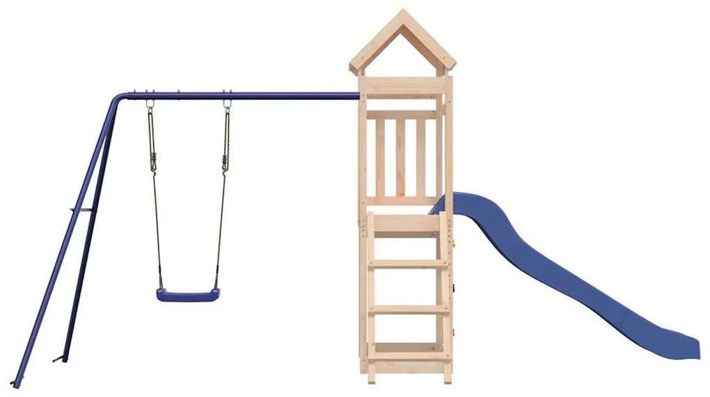 Vonkajšia súprava na hranie masívna borovica