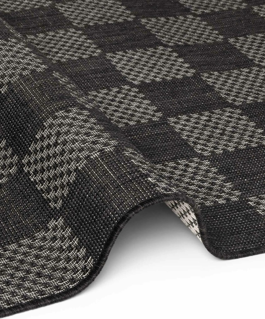 Ted Baker, Kusový koberec Ted Baker Haringey 106385 Black White, 160x230, čiernobiela, chodba / predsieň