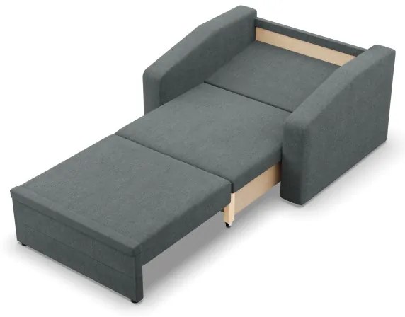 Kreslo ORBIT rozkladacie, tmavosivé