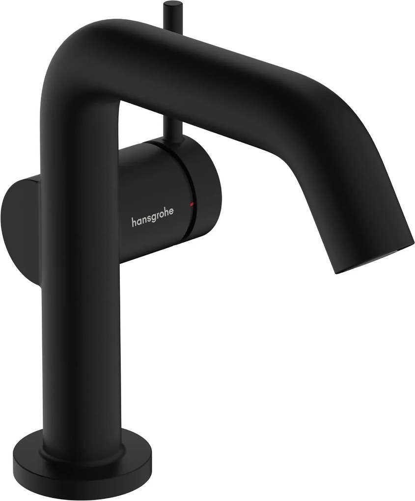 Hansgrohe Tecturis S, páková umývadlová batéria 110 Fine CoolStart EcoSmart+ s Push-Open, čierna matná, HAN-73320670