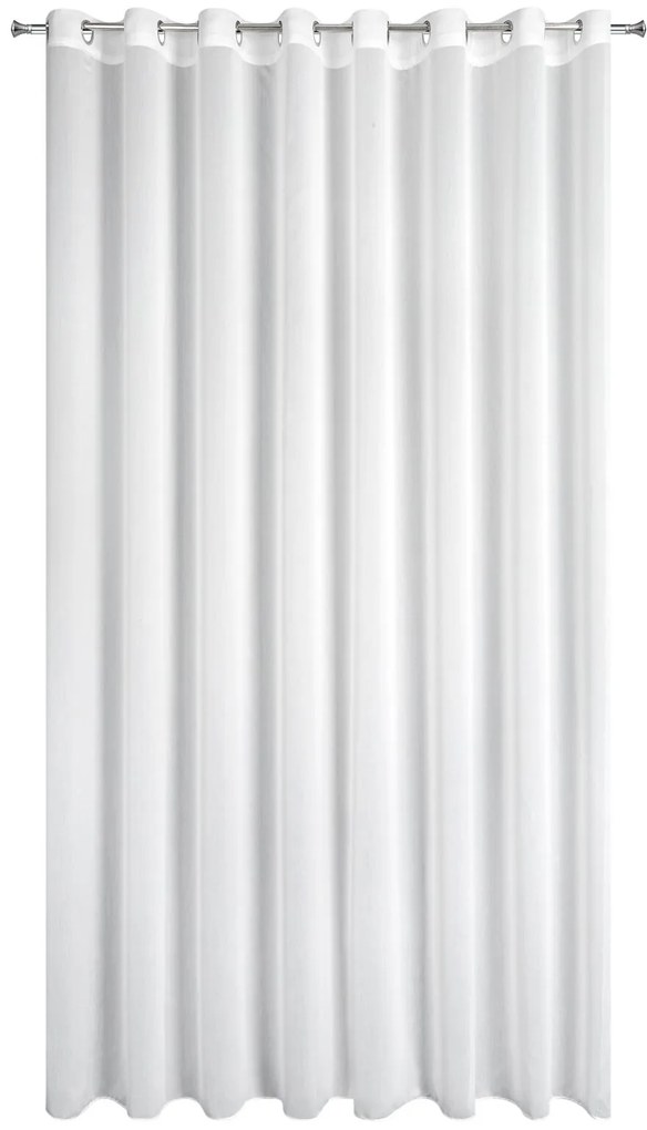 ZÁCLONA NA KRÚŽKOCH TIRSA 300X250 CM BIELA