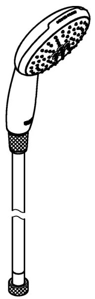 GROHE 2696010E - Ručná sprcha VITALIO START 110 110 mm lesklý chróm