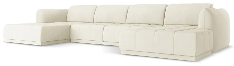 Biela rohová pohovka Hoku – Makamii