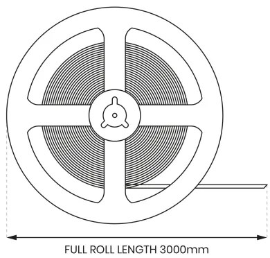 LED RGBW Kúpeľňový stmievateľný pásik LED/7,5W/12V IP65 3m Wi-Fi Tuya