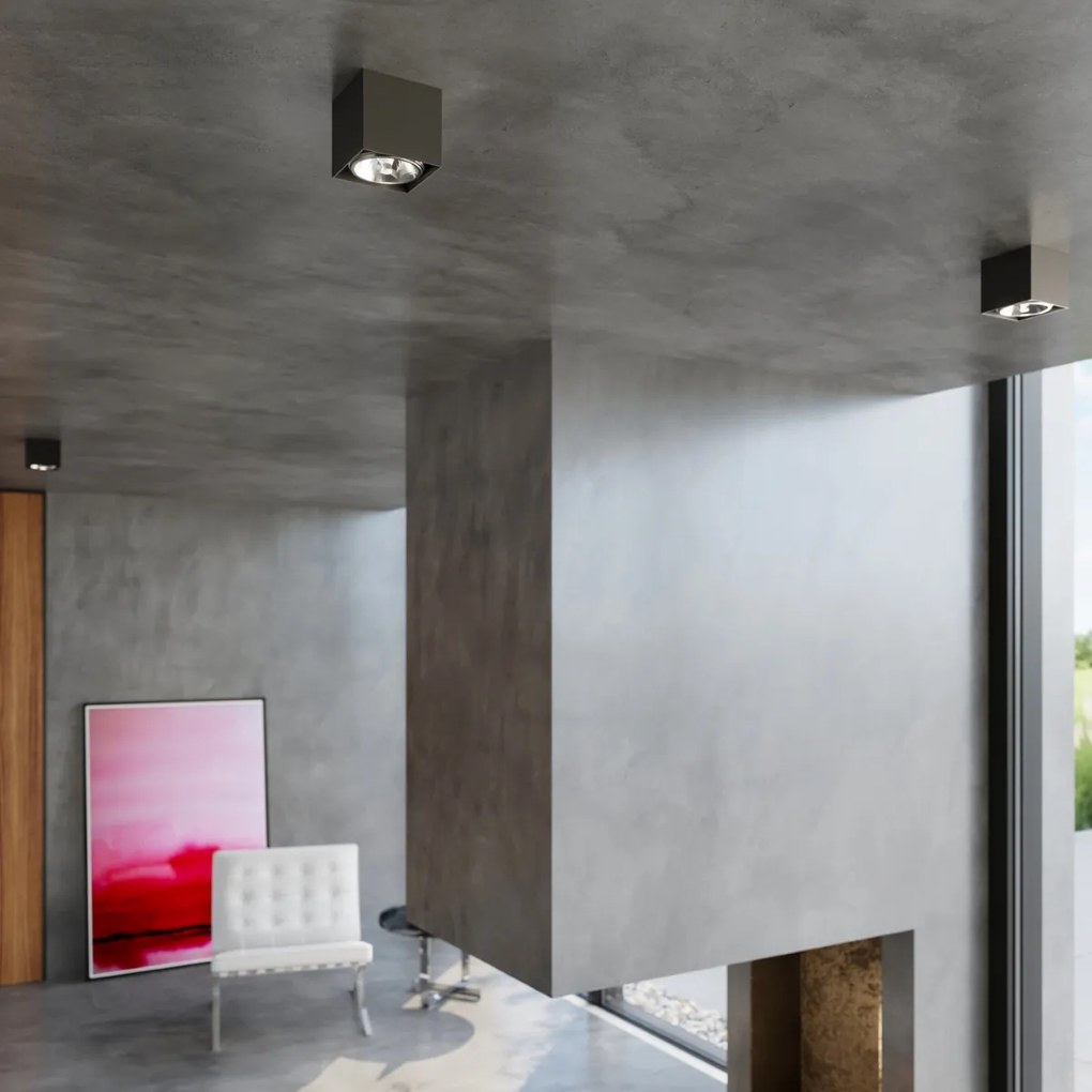 Stropné svietidlo Blake, 1x čierne kovové tienidlo