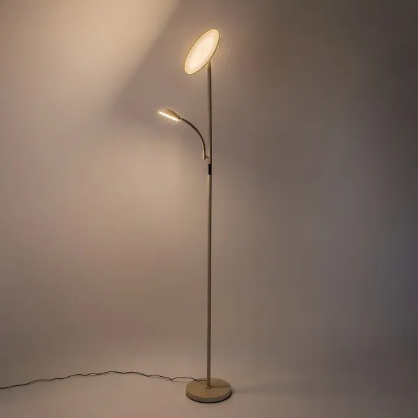 Rabalux 74083 - LED stmievateľná stojacia lampa HALINA 23W/230V 3000/4200/6500 béžová