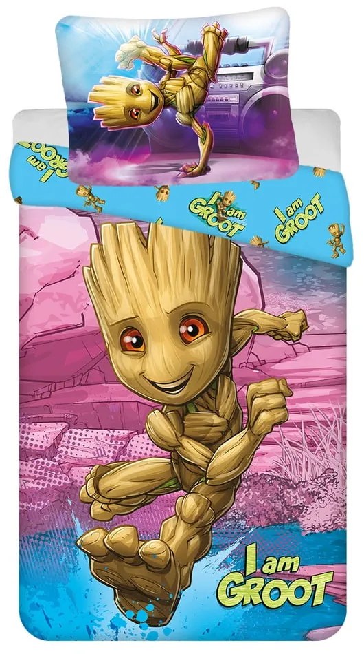 Bavlnená detská obliečka na jednolôžko 140x200 cm Groot – Jerry Fabrics